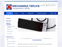 Tablet Screenshot of mechanikadc.cz